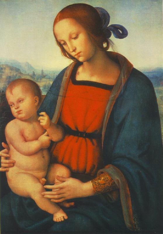 PERUGINO, Pietro Madonna with Child af Germany oil painting art